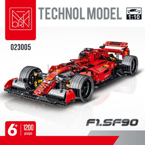125117c388f383c1 2024 New Technical Formula F1 Racing Car Building Blocks Set Model MOC Assembly Vehicle Bricks Kids Toys for Boys Christmas Gift
