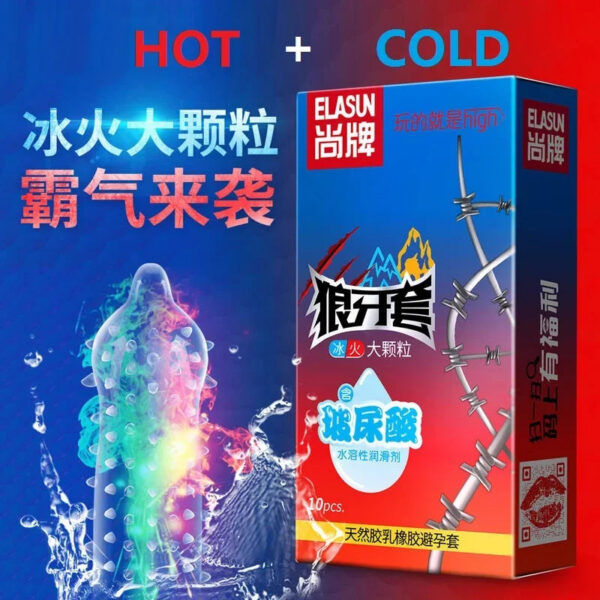 1256ff2a117117b6 10pcs Large Particles Condoms Sex Toys for Men Screw Thread Dotted Granular High Sensitivity Penis Sleeves with Spikes Sex Shop
