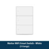 1257d78bbd22d339 Zemismart Matter WiFi 1 2 3 4 6 Gangs Smart Wall Light Switch Neutral Required with Big Button SmartThings App Homekit Control