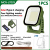 12631824e5f39eca MOSLIGHTING Solar Chargin Tent Strong Light with Magnet Zoom Portable Torch Camping lantern Work Maintenance Lighting 80W LED