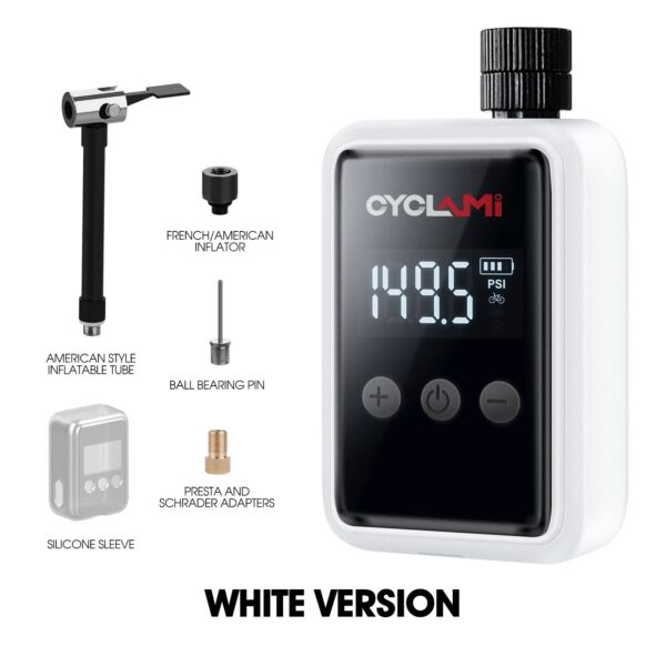 150PSI Portable Pocket Bike Electric Air Pump Schrader Presta Valve Road MINI Fast Rechargeable Compressor Tire Inflator CYCLAMI