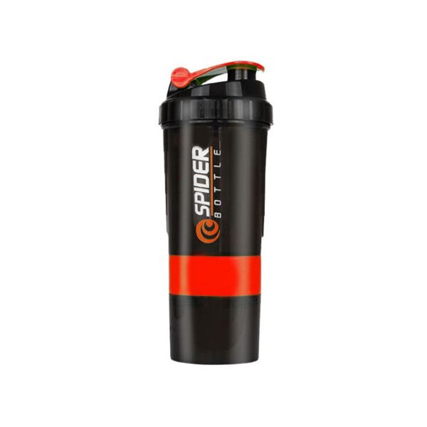 3 Layers Shaker Protein Powder Shake Water Plastic Mixing Cup Body Building Exercise Bottle