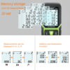 Huepar Rangefinder Distance Meter 50M 100M 120M Trena Laser Tape Range Finder Build Measure Device Ruler Test Tool