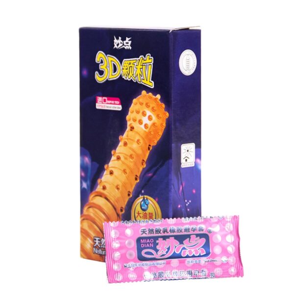 12793dc547feae89 G spot Condoms 10PCS Particles for long sex Delay Ejaculation thin Condoms Big dotted Stimulation Penis Sleeves Adult Sex Toys