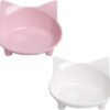 127c9bdbd3dc10c6 Cat Food Bowl, Anti-Skid Base, Non-Toxic Material, Dishwasher Safe, 14.5cm Diameter
