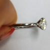 1296071dff0efb74 Lnngy 6.5MM Bezel Moissanite Diamond Ring for Women Wedding Bague Exquisite Sterling Sier Solitaire Rings Fashion Jewelry