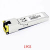 SFP Fiber Module Ethernet Port RJ45 Module 1000BASE-T Switch Connector Copper Compatible with Cisco/Mikrotik Gigabit Ethernet