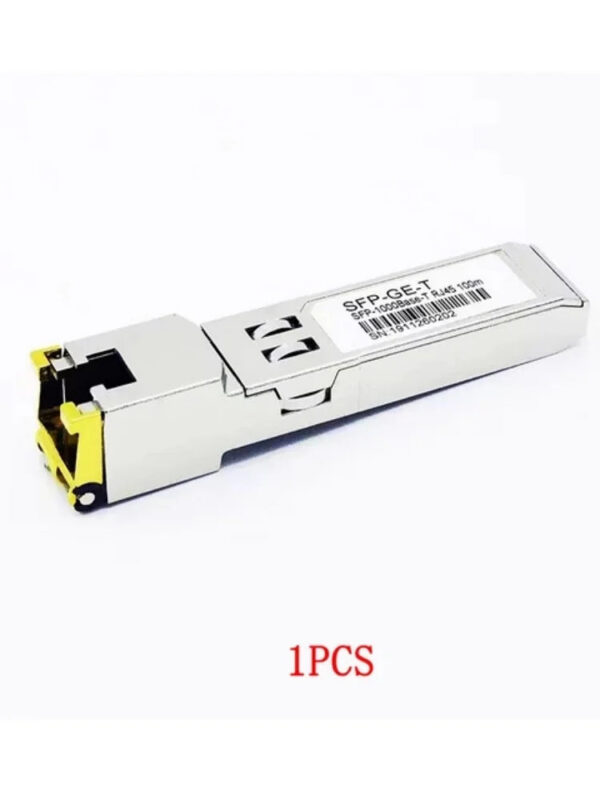 SFP Fiber Module Ethernet Port RJ45 Module 1000BASE-T Switch Connector Copper Compatible with Cisco/Mikrotik Gigabit Ethernet