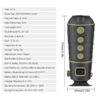 12a2a5a97e6a65e1 1000M TTS260 Telescope Outdoor 4500mAh Portable Night-vision Device Infrared Thermal Monocular