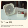 Portable Dazzg Colour Music Walkman Bluetooth 5.3 Rechargeable HIFI CD Player Small Mini Multi Mode Playback