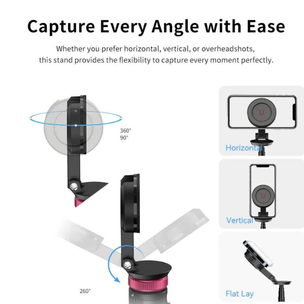 12ba60de66d93ba7 Ulanzi MT-84 1.53M Magsafe Selfie Stick Tripod Stand Bluetooth Remote Phone Extension Tripod for IPhone 16 15 LiveStreaming Vlog