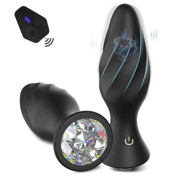 12c9b4285202b760 Dia Anal Sex Toy Men Women Wireless Remote Control Threaded Butt Plug Stimulate Orgasm For Couple Flirting