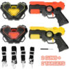 12db7d2fc88a8e5f Tag Battle Game Gun Set Electric Infrared Toy Guns Weapon Kids Laser Strike Pistol For Boys Children Indoor Outdoor Sports