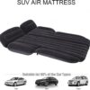 Inflatable SUV Air Mattress 3 in 1 Thickened Flocking Inflatable Car Camping Travel Air Mattress with 2 Pillows & Air Pump,Portable Car Sleeping Bed for SUV|MPV|Minivan