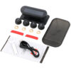 Tire Monitoring System Temperature Warning Fuel Save With 4 External Sensors Solar TPMS Car Tyre Pressure Monitor