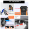 FTTH Tool Fiber Optic OPM Optical Power Meter Visual Fault Locator VFL 5/15km RJ45 Tester Cable Tracker Mini Red Fiber Pen