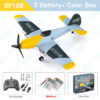 12fdc6c58e43e25c RC Plane BF109 Professional 2.4G Radio Remote Control Airplane EPP Foam Aircraft Glider Flying Model Toys For Children Gifts