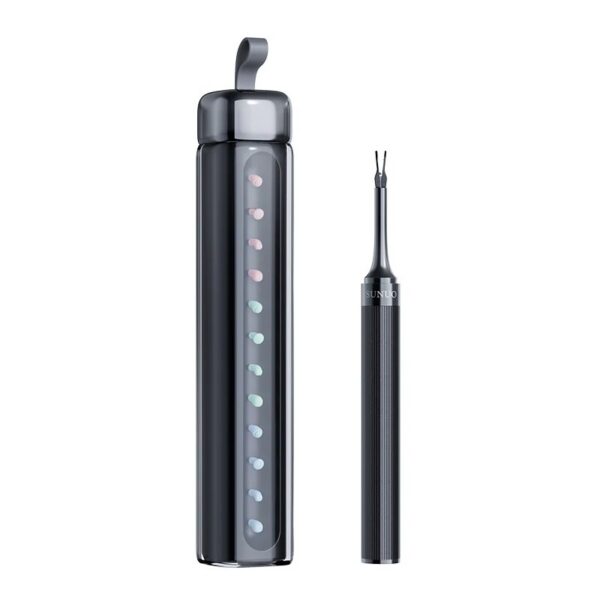 13187c2fa35a6adc Camera Wax Removal Otoscop with Light 3.2mm Silicone Spoon Ear Cleaner Visible Tweezer Cleaning