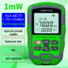 Rechargeable Fiber Tester 4 in 1 Mini Optical Power Meter -70~+10dBm & Visual Fault Locator & Rj45 Network Test & LED Lighting