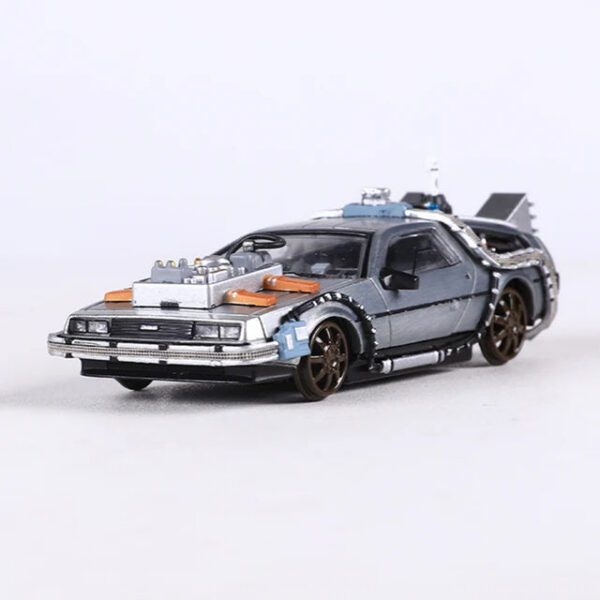 132eb2317a92db1b MJ 1:64 DeLorean DMC I II III Back To The Future Time hine Mr.Fusion Diecast Toy Vehicle Car Model