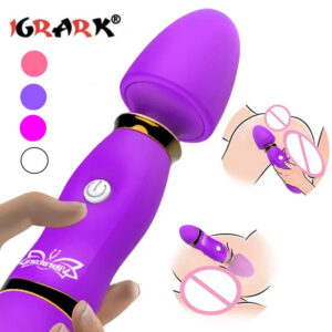 132f604b05dced3d Portable Vagina Vibrator Vibrating AV Stick Rod Love Jump Egg Clitoris Stimulator Erotic Sex Toys for Women Adult Sexual Tools