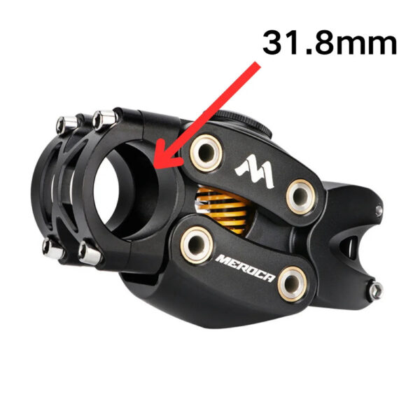 133323c453eb5905 MEROCA MTB Mountain/Road Bike Suspension Stem 90/50MM Off-Road Touring Cycling Gravne Shock Absorbing Riser Four Links Stem Gym