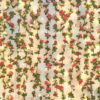 BLEUM CADE 12Pcs 98.4Ft Flower Garland Artificial Rose Vines for Bedroom, Cute Fake Hanging Flower Vines Floral Garland Decorations for Wedding Party Wall Room Decor Aesthetic