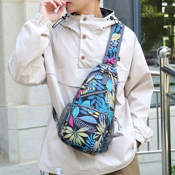 1pc Waterproof Single Shoulder Bag For Men And Women, Multi-purpose Large Capacity Cross Body Bag, Suitable For Outdoor Travel And Work