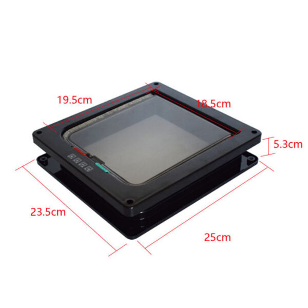 133eb189d58dd0d6 4 Way Lockable Dog Cat Kitten Security Flap Door Puppy Gate ABS Plastic Animal Small Pet Supplies Products