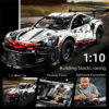 1348e750e06679f2 911Rsr 1580PCS 1:10 Assembled Electric Model Remote Control Lights Building Blocks Sports Car Boy Toy