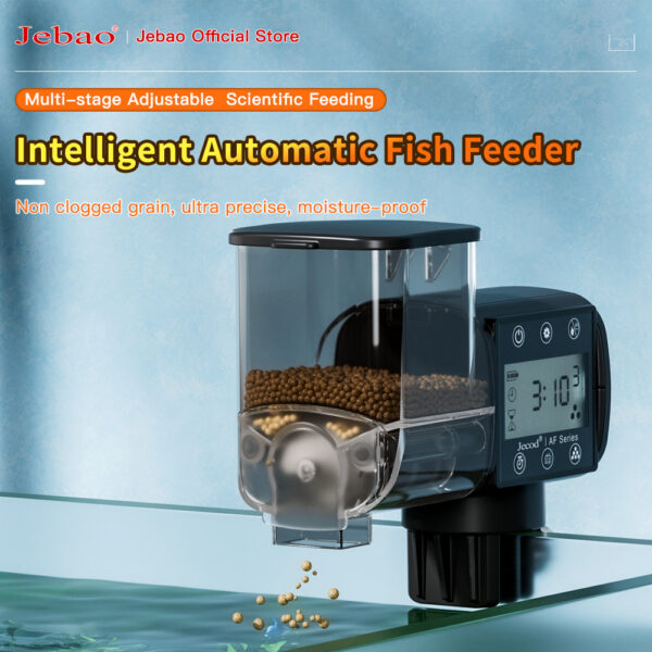 135b0f6bbbc38681 Jebao Jecod New Aquarium Tank Intelligent Automatic Feeder Digital Timing Wifi Wireless Remote Control Fish Feeding