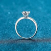 138ab7587f14fdc9 NeeTim 1ct 2ct Princess Moissanite Engagement Ring for Women D VVS1 Dia Proposal Bridal Rings Sterg Sier Wedding Band