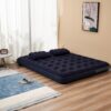 DIMAR GARDEN Queen Size Camping Air Mattress Inflatable Bed with Pillow,Include Hand Pump