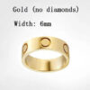 139e5be21bb0847c Designer Rings Women Love Gold for Men Diamond Moissanite Sterling Ring Sier Jewelry Screw Couple G34a#
