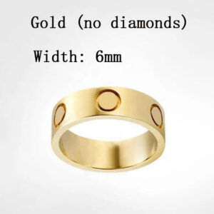 Designer Rings Women Love Gold for Men Diamond Moissanite Sterling Ring Sier Jewelry Screw Couple G34a#