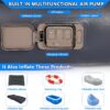 SUV Air Mattress, 9.8 Inch Height Full Size with Mattress 'Wings', USB Wireless Rechargeable Pump & 2 Pillows for Mid/Large SUVs, Road Trips, Camping, Supports 600lbs-2 Year Warranty