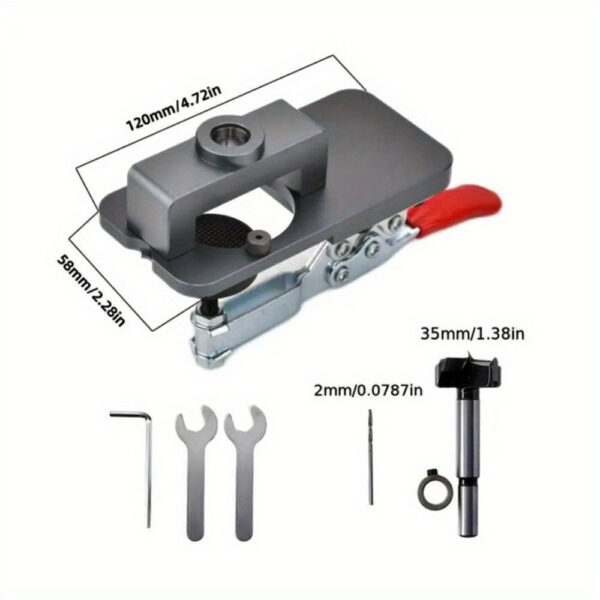 Woodworking 35mm Opener Door Cabinets Hinge Wood Work Hole Drilg Guide Locator