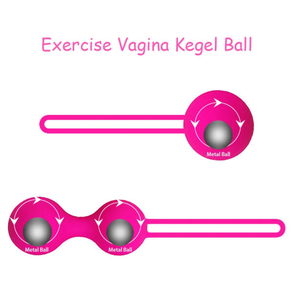 Kegel Ball Safe Silicone Egg Smart Ben Wa Ball Vaginal Tighten Exercise Machine No Vibrator Geisha Round Shape Sex Toy for Women