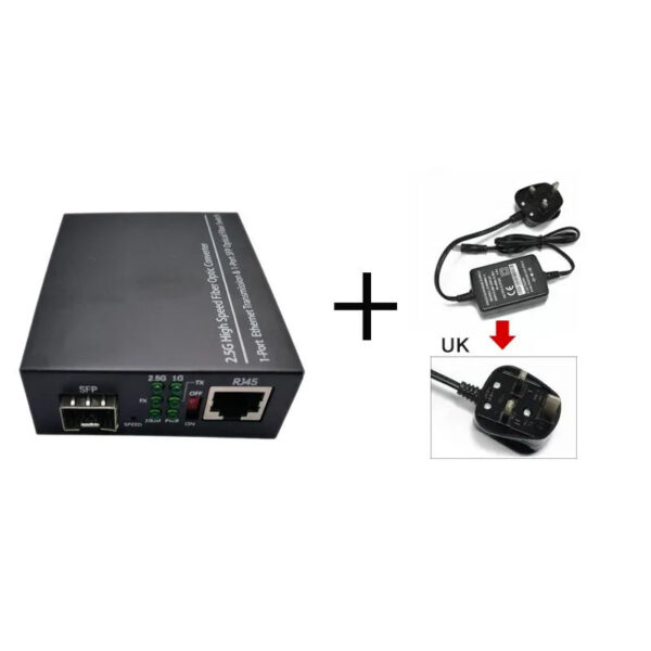 2.5G Fiber Optic Media Converter Gigabit SFP Transceiver 1000Mbps Compatible With Common E/GPON