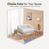 DIMAR GARDEN Inflatable Couch Flocked Blow Up Couch Mattress,Outdoor Air Sofa Bed for Camping,Full Size