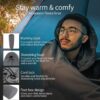14483aab6b8c275a Litume Fleece All Season Sleeping Bag Liner Adds Up to 15°C, Compressible and Lightweight Mummy Sleeping Sack for Backpacking Camping travel hiking compact stuff Drawstring hood