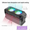 Computer RAM Memory Module Cooler PC Dual 120mm Fan ARGB Sync PWM Fans Aluminium RGB Coog Radiator for DDR4 DDR5