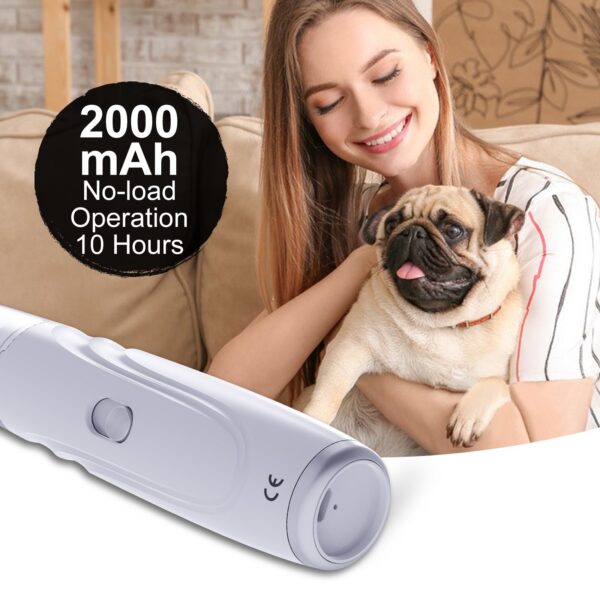 1475d45cc3a80d60 Electric Pet Grinder 2-Speed Rechargeable Dog Nail Clipper Cat Cutter Grooming for Medium & Small Puppy Trimmers Supplies