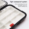 Waterproof Fishing Tackle Double Sided Opening and Closing Bait Tool Storage Box Multifunctional Goods