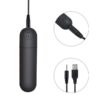 149b648d640f5cda G Spot Bullet Vibrator Nipple Clitorals Stimulator USB Rechargeable Travel - 10 Modes Portable Waterproof Mini Vaginal Anal Massager Adult Sex Toys for Women(Black)