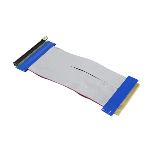 14db8155fd5a7674 PCI-E PCI Express 16X Riser Card Extender Flex Flexible Extension Cable for 1U 2U Small Case