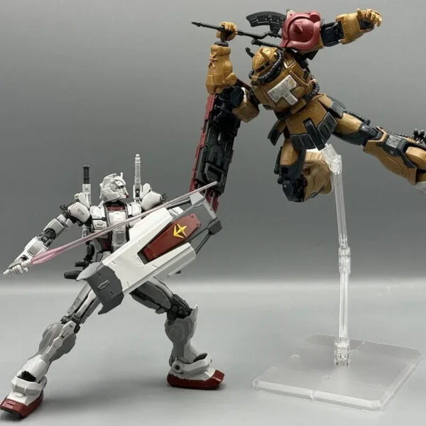Bandai Original Model Kit HG GUNDAM 1/144 Requiem for Vengeance ZAKU EX Anime Action Figure Assembly Model Toy for Boys