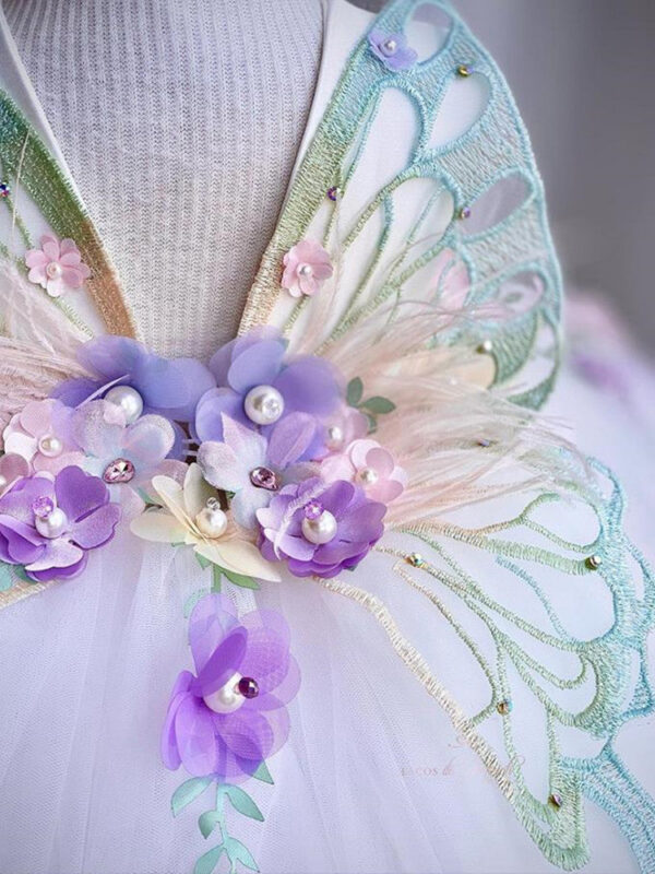1505e20500927d2f 2024 New Children‘s Princess Evening Gown Sleeveless Appliques Design Wedding Birthday Baptism Eid Party Girls Dresses A3647