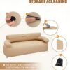 KingCamp Double Inflatable Couch Sofa Camping Chair Heavy Duty for Adults Two Person Outdoor Air Sofa with Fixed Webbing Support 880 lbs Blow Up Couch for Camping Picnic Beach Travel