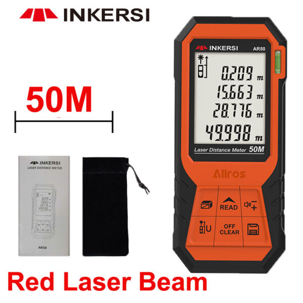 15377801b052bc9e INKERSI Rangefinder 40 100M 120M Laser Tape Measure High Accurate Digital Distance Meter Construction Roulette Trena Lazer